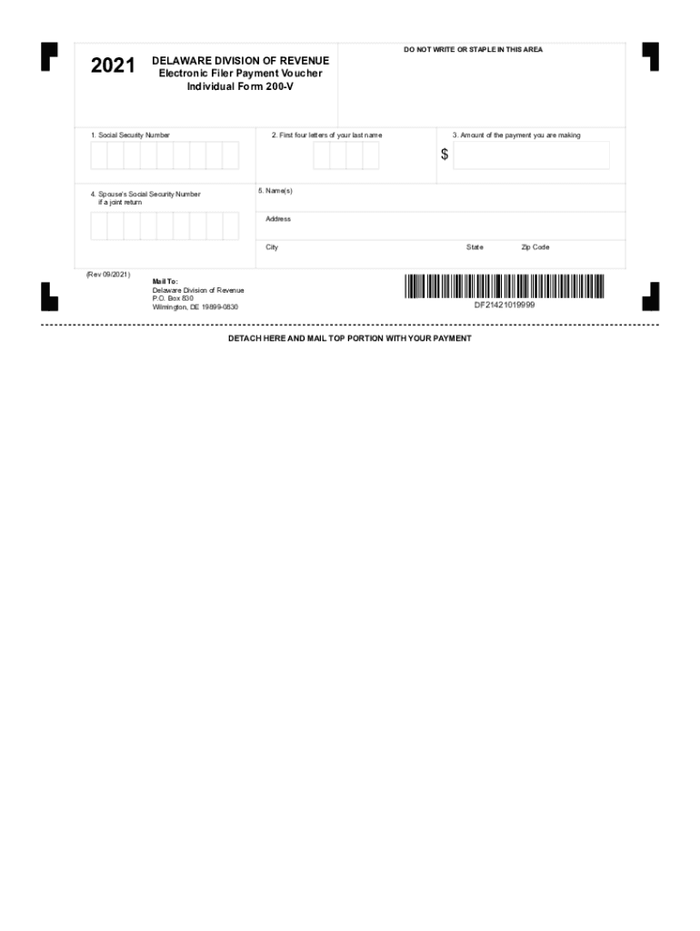  Revenue Delaware Govpersonal Income Tax Forms2020 Personal Income Tax Forms Division of Revenue 2021-2024