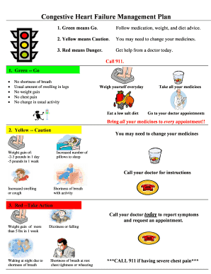 Congestive Heart Failure Management Plan CCWJC  Form