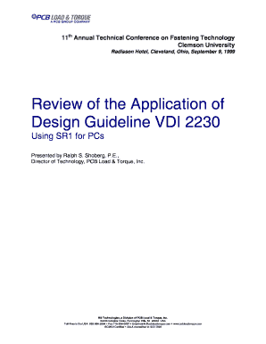 Vdi 2230 PDF Download  Form