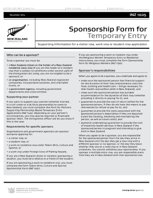 Inz 1025 Sponsorship Form