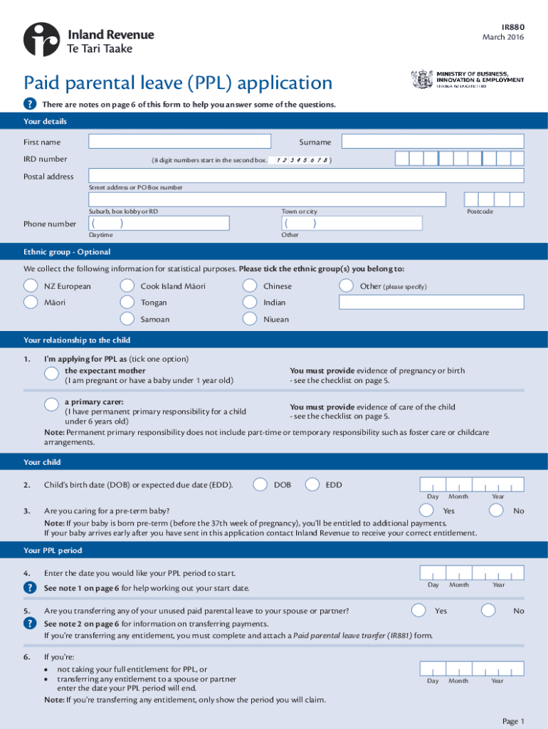 Ir880  Form