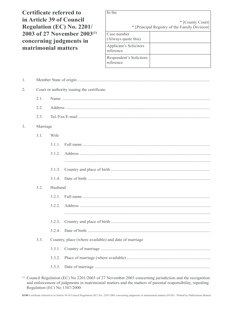  D180 Form 2003-2024