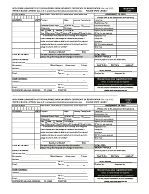 UPOU FORM 5 UNIVERSITY of the PHILIPPINES OPEN Www2 Upou Edu