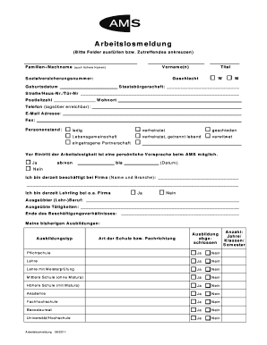 Ams Formulare Download