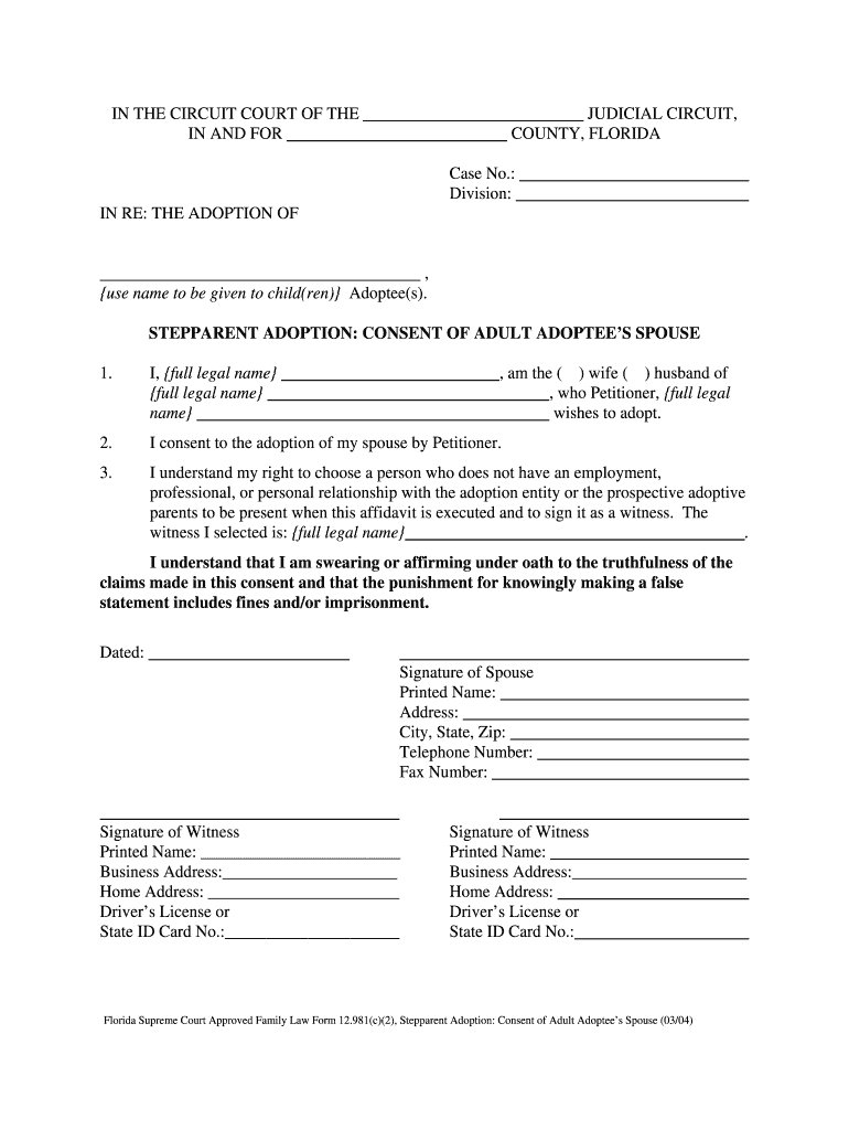  Form 12981c2 Florida Courts Flcourts 2018-2024