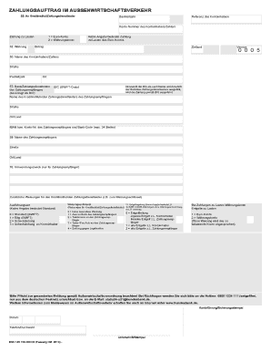 Zahlungsauftrag Im Aussenwirtschaftsverkehr Vr Bank Untertaunus Naspa  Form