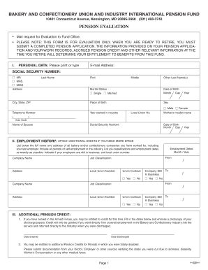 Bctgm Pension Forms