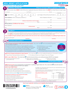 Assurance Wireless Application Form Printable