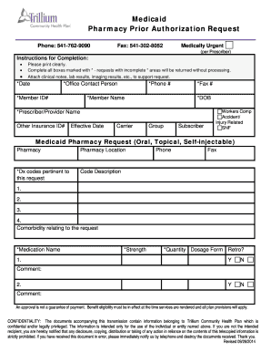 Trillium Medicaid Pharmacy PA Request Form 11 07 Final DOCX