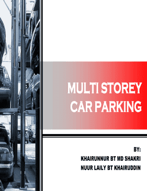 Multi Storey Car Parking by Khairunnur Bt Md Shakrinuur Laily Bt Khairuddin Form