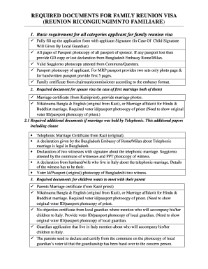 Marriage Registration Form in Bangladesh PDF