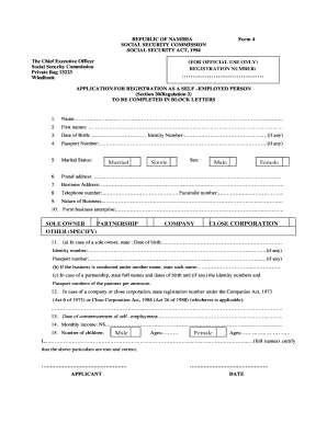Social Security Form 15