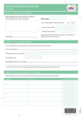 Download the Form Vhi