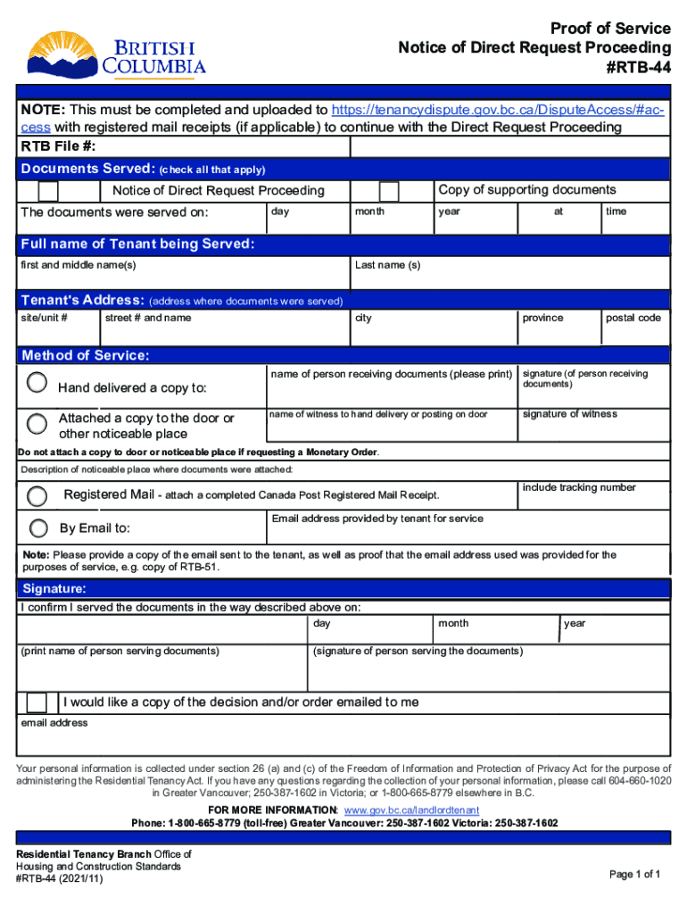  Www2 Gov Bc Caapply Onlinedirect RequestLandlord&#039;s Direct Request Province of British Columbia 2021-2024