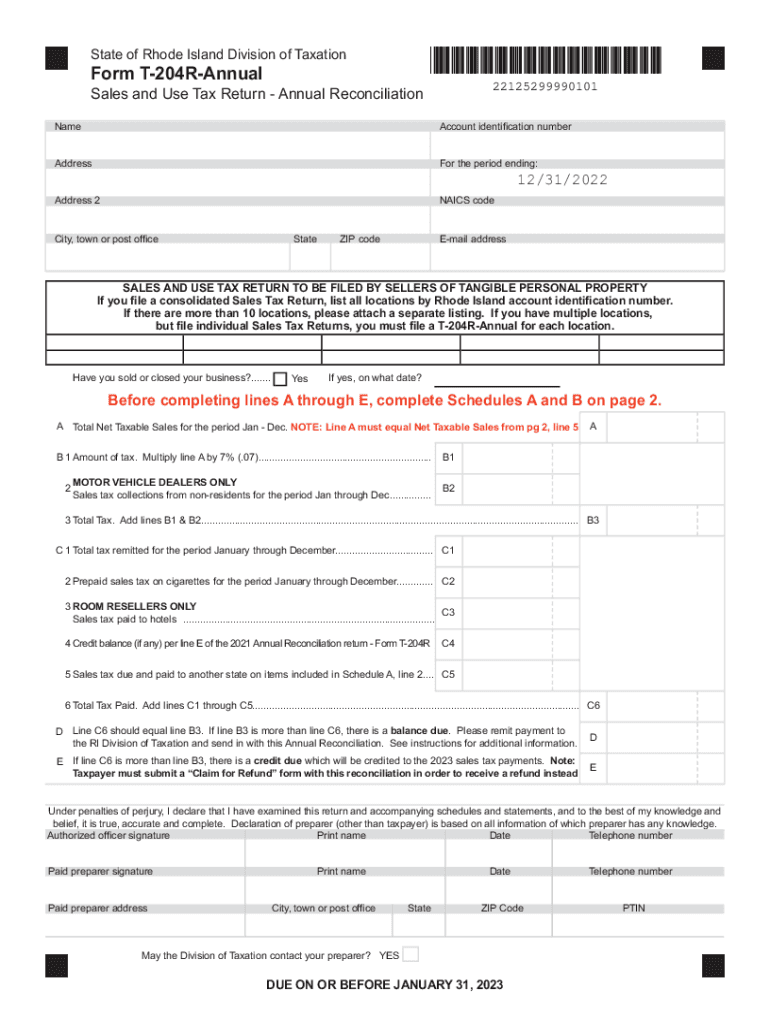 Sales &amp;amp; Excise FormsRI Division of Taxation Rhode Island