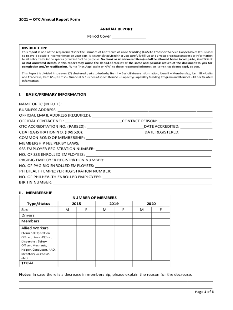  Annual ReportOCC2021 Form 1 Instructions the Annual Report Maryland2021 Form 1 Instructions the Annual Report Maryland2021 Form  2022