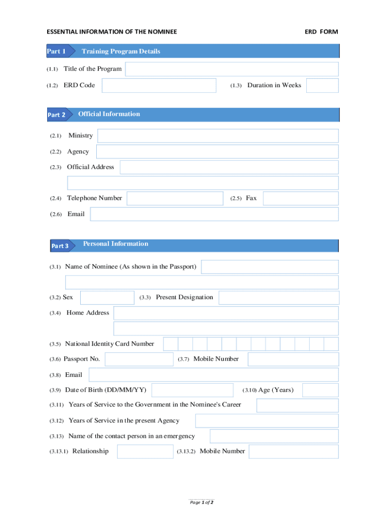 Erd Form 2 Download