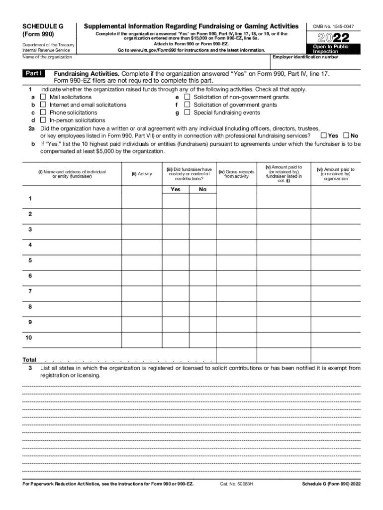  Instructions for Schedule G Form 990 IRS Tax FormsInstructions for Schedule G Form 990 IRS Tax FormsInstructions for Schedule G  2022-2024