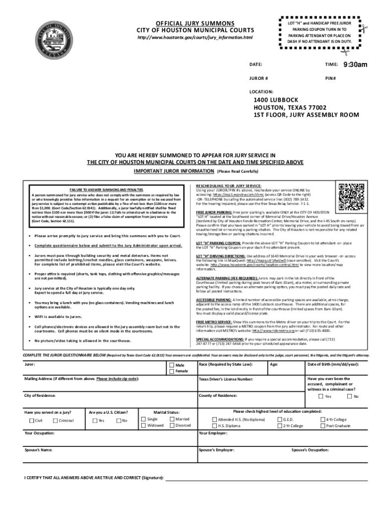 Jury Information HoustonJury Information HoustonJury Information HoustonJury Information Houston