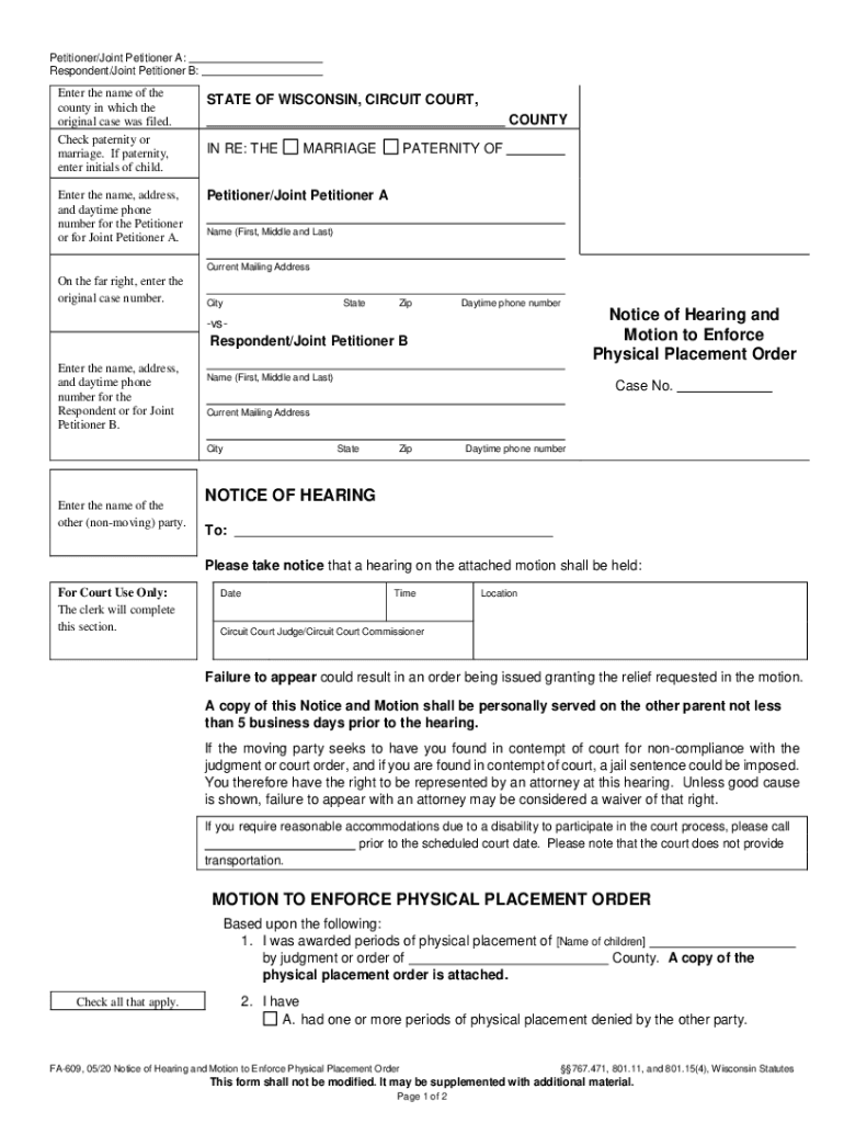 Financial Disclosure Statement of PetitionerJoint Petitioner a  Form