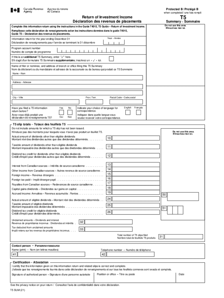  Fill IoWARNING PROTECTED B When CompletedFill Fillable WARNING PROTECTED B When Completed 2021