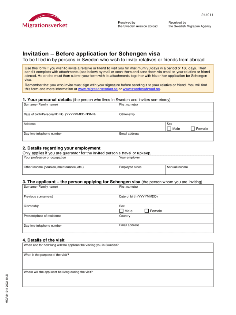  Invitation Before Application for Schengen Visa 2022-2024