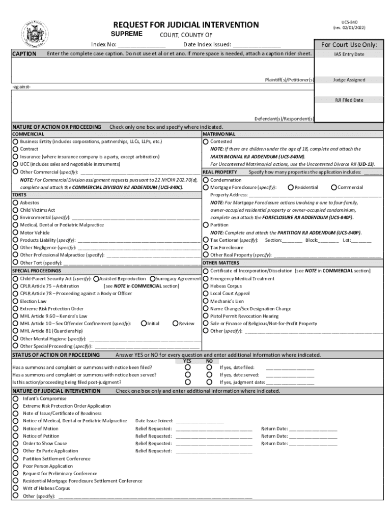  Nycourts Gov Forms RjiForms N Y State Courts Judiciary of New York 2022