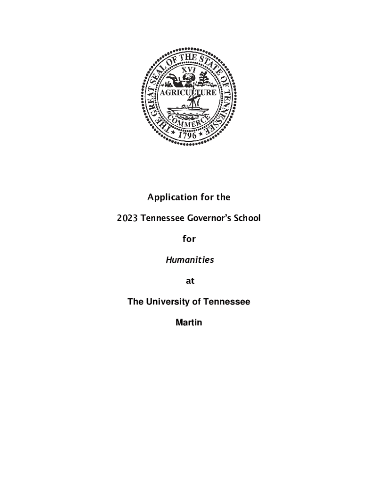  Jshs Tn Utk Edu2023 Application2023 ApplicationTennessee Junior Science and Humanities 2023-2024