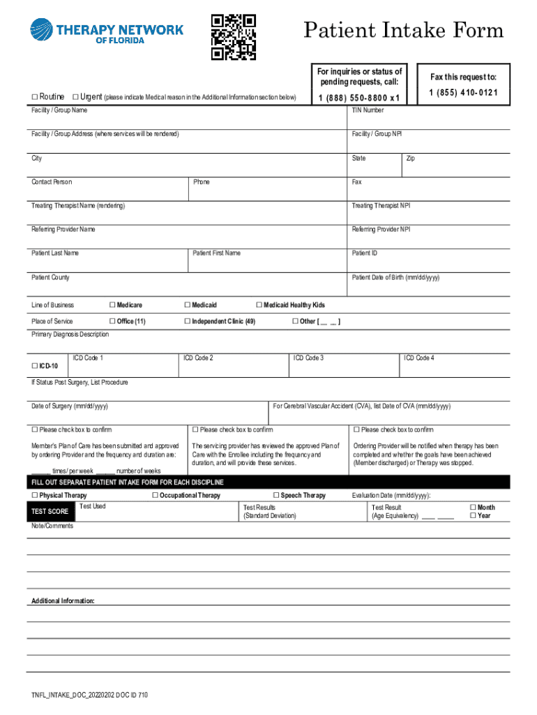  PATIENT INTAKE FORM Mytnnj ComClient IntakeSTEPS to CareTreatEffective InterventionsHIVPatient Care &amp;amp; Office FormsOffice 2022-2024