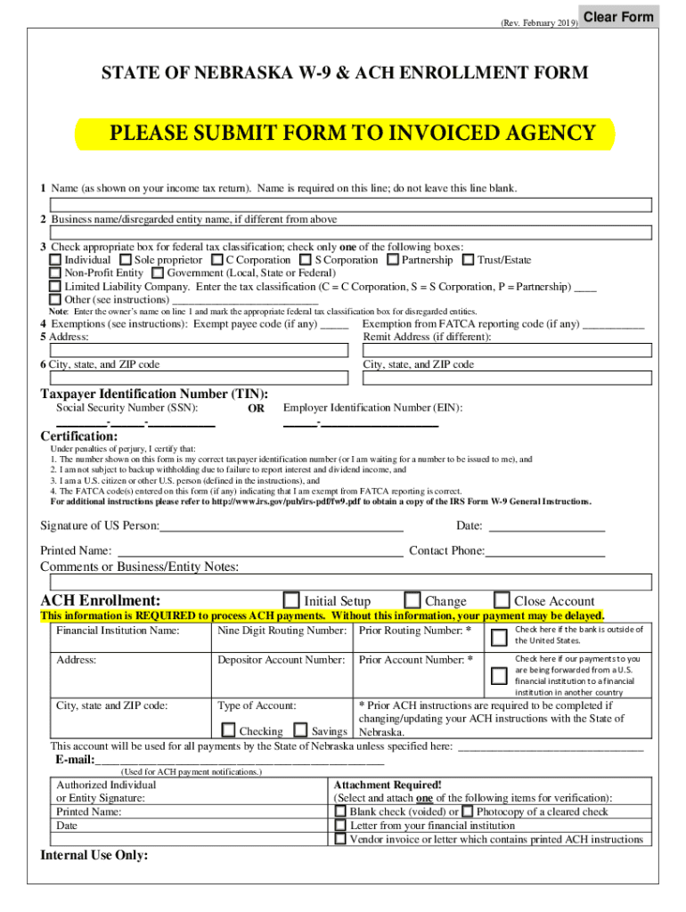  Income Tax Withholding FormsNebraska Department of Revenue 2019-2024