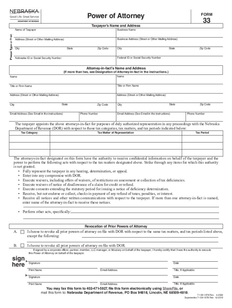  Nebraska Resale or Exempt Sale Certificate FORM for Sales Tax Exemption 13 2022-2024
