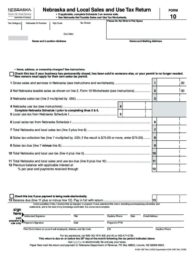  Nebraska Forms Nebraska Department of RevenueNebraska Form 13 Nebraska Resale or Exempt Sale Certificate for SaNebraska Form 13  2022