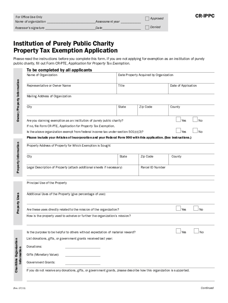  Public Charity Exemption ApplicationInternal RevenuePurely Public Charities Form Pa Department of StatePublic Charity Exemption  2021-2024