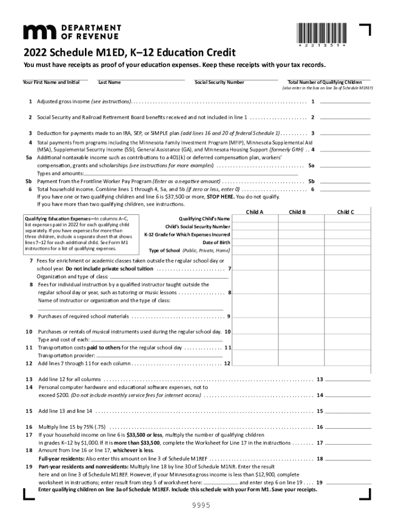  Support Taxslayer Comhcen UsHow Do I Claim the Minnesota K12 Education Expense Schedule 2022-2024