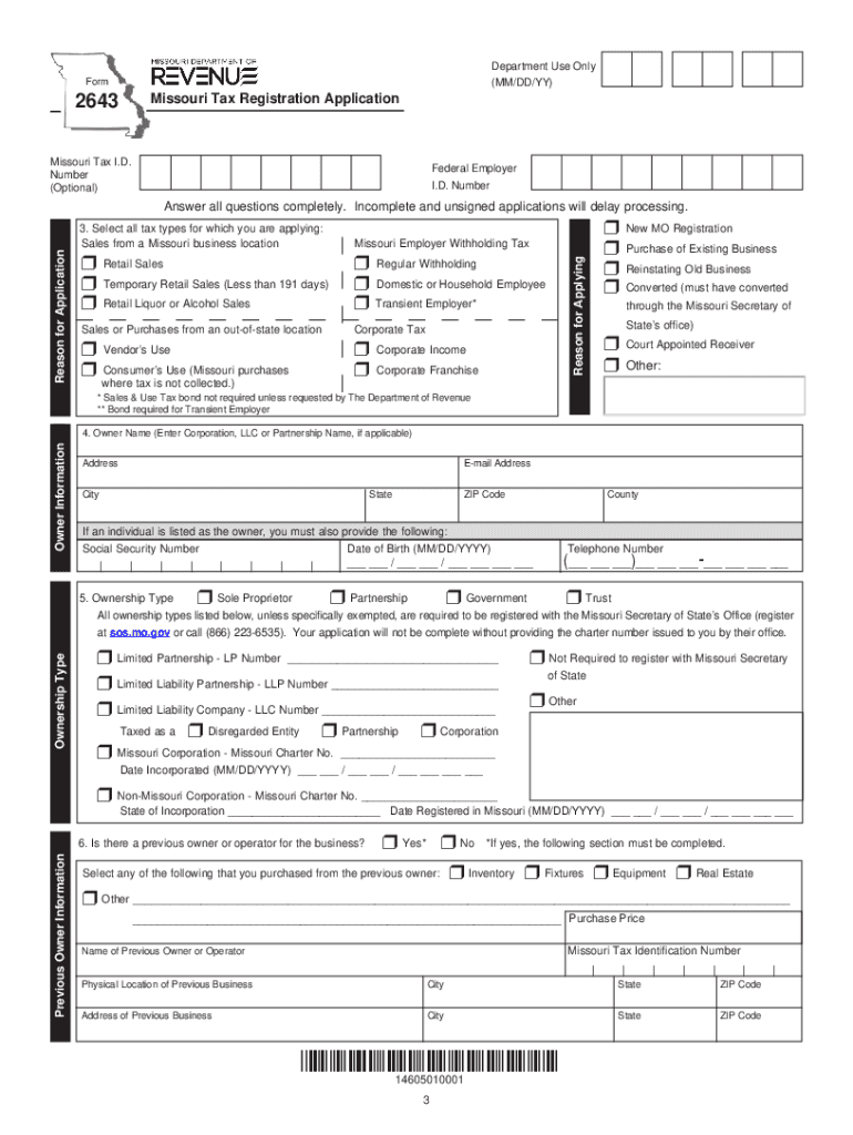  Missouri Department of Revenue My Tax Portal 2022-2024