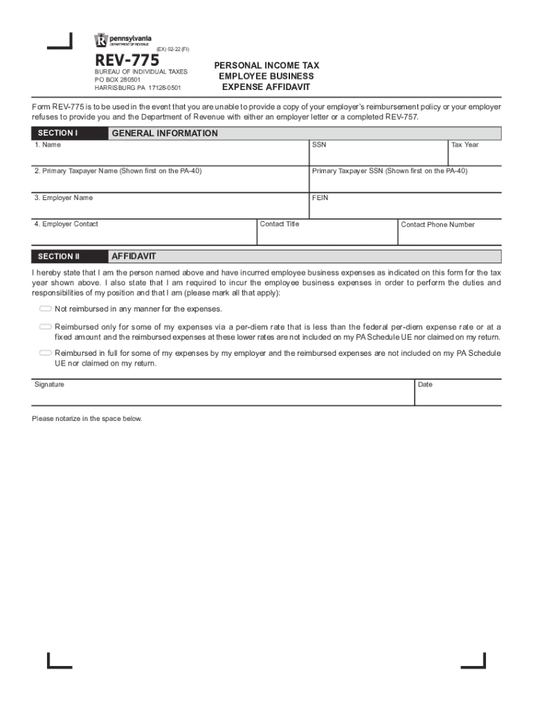  Employer Letter Template REV 757 Pennsylvania Department of Revenue 2022-2024