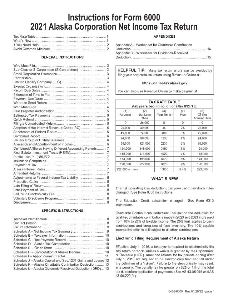  AK 6000i Form 2021