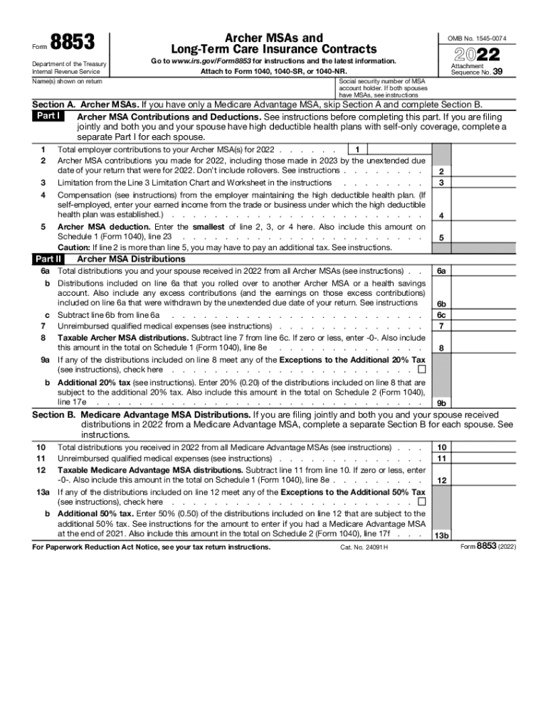  Form 8853 Fill Out and Sign Printable PDF TemplatesignNow 2022