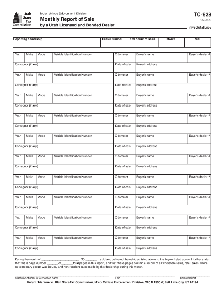 Utah Car Dealer Licensing Forms &amp;amp; PaperworkDMV ORG