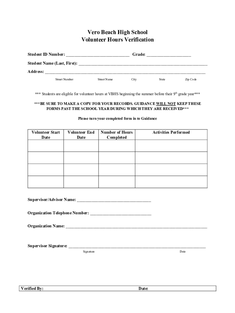 Volunteer Hour Forms 19 20 DOCX