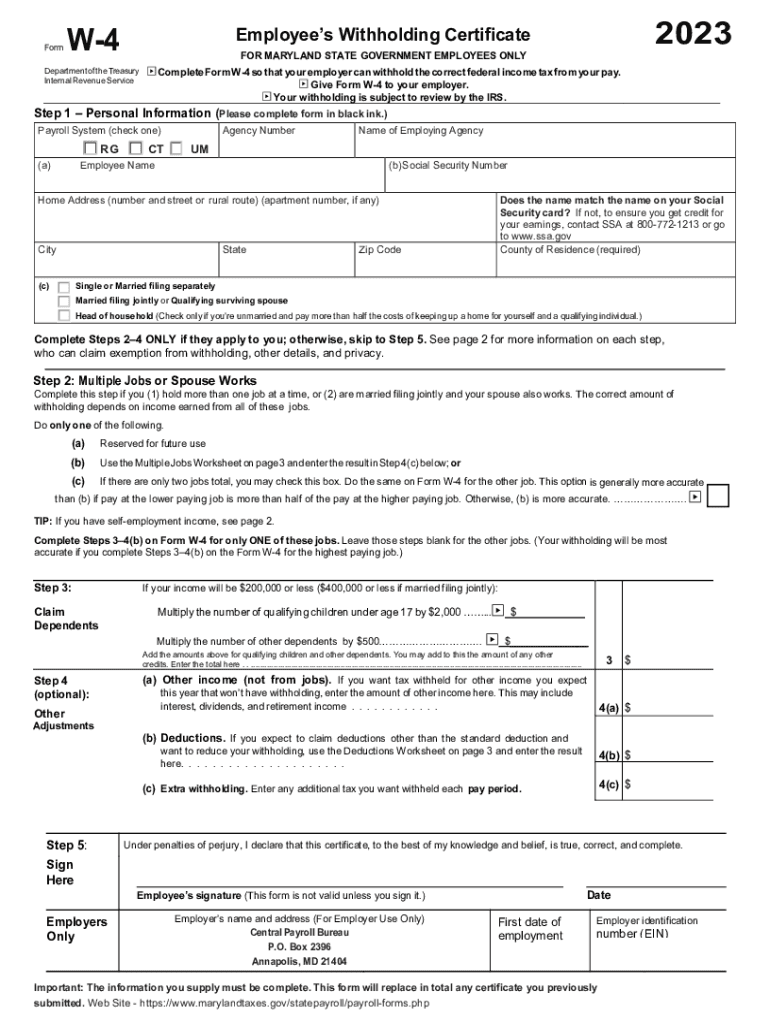 Employee&#039;s Withholding Certificate Federal &amp;amp; State  Form