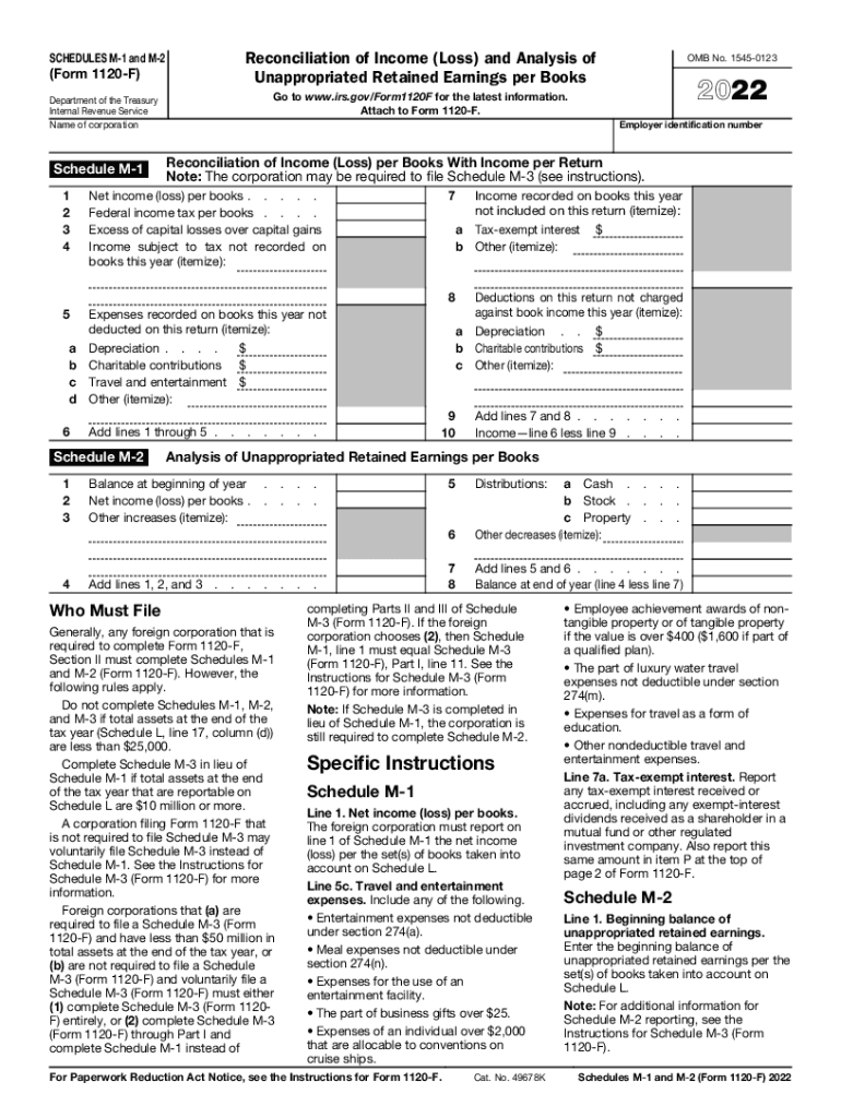  About Form 1120 F, U S Income Tax Return of a Foreign IRS 2022
