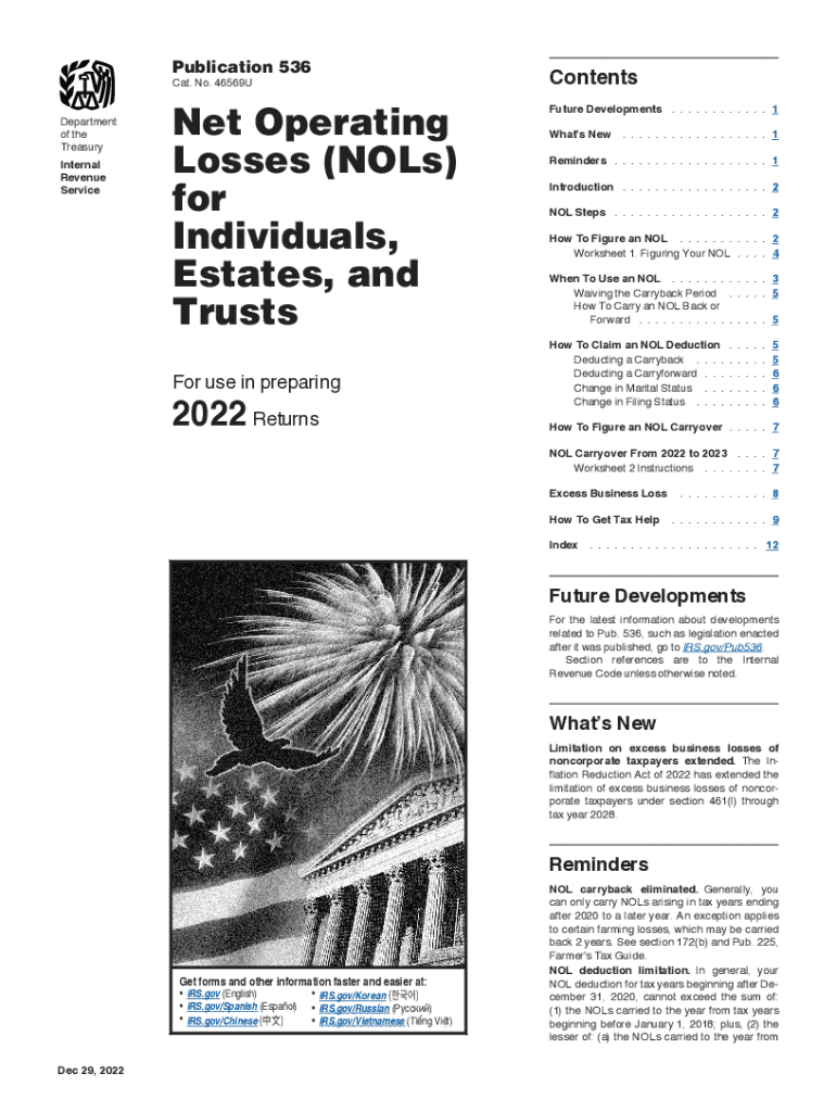  DOR Net Operating Losses Wisconsin Department of Revenue 2022-2024