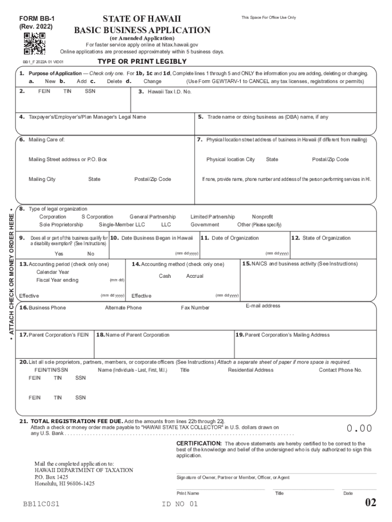  General Excise and Use Tax Forms Department of Taxation 2022-2024