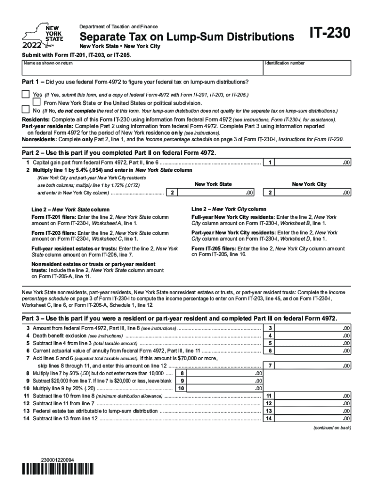  Instructions for Form it 112 R New York State Resident Tax 2022