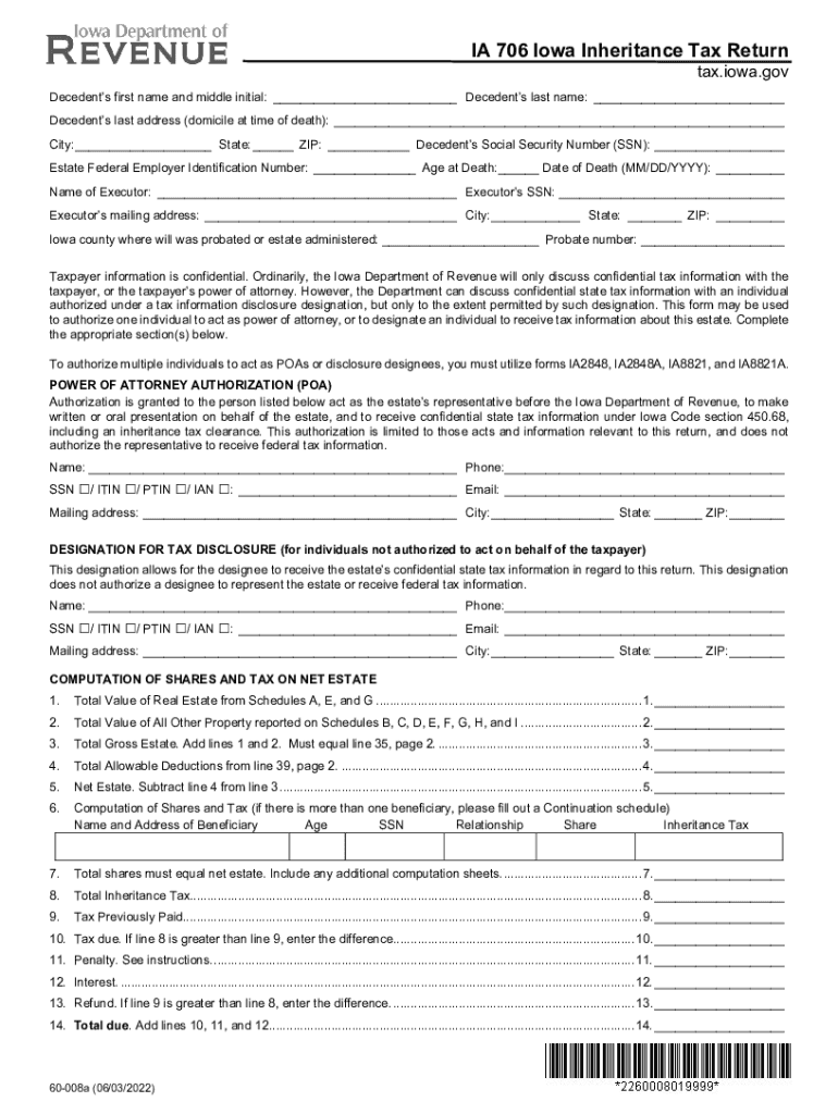  Kentucky Inheritance Tax Return Department of Revenue 2022-2024