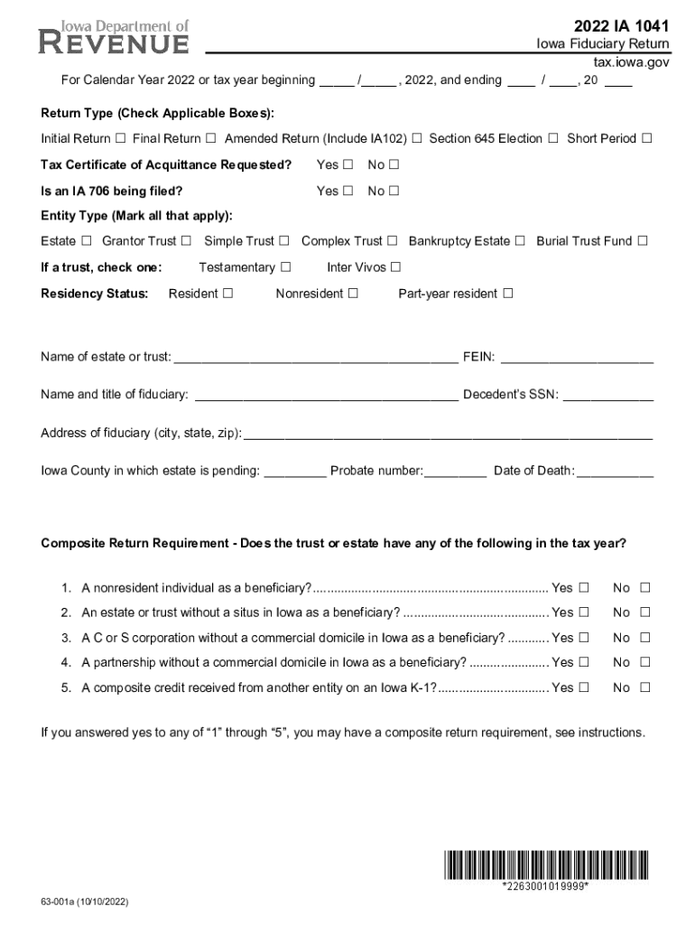  Form MO 1040 Missouri Department of Revenue 2022-2024