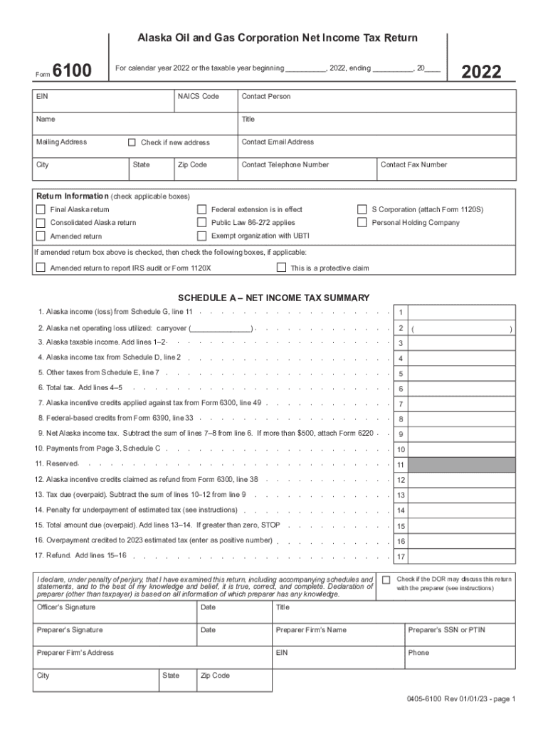  AK Form 6100 2022-2024