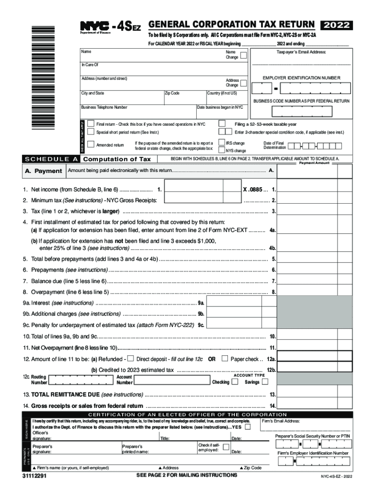  Corporation Tax Forms Current Year Tax NY Gov 2022-2024