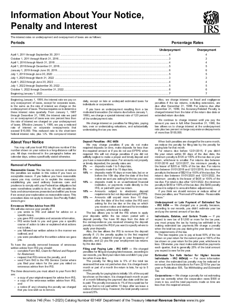  Information About Your Notice, Penalty and Interest IRS 2023